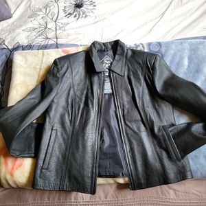 Black Leather Jacket size 42